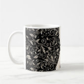 Ruban de sensibilisation blanc Mug Design (Gauche)