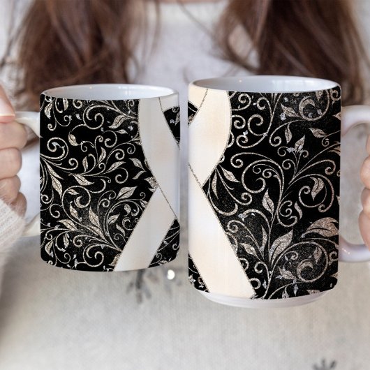 Ruban de sensibilisation blanc Mug Design