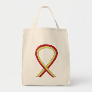 Ruban de sensibilisation jaune et rouge Sac fourre