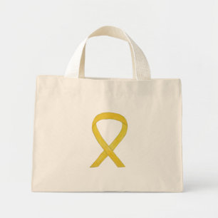 Ruban de sensibilisation jaune Sac fourre-tout d'a