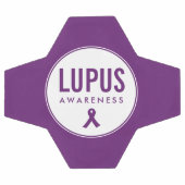 Ruban de sensibilisation Lupus pourpre (Plat)