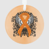 Ruban de sensibilisation orange avec ailes (dos)