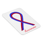 Ruban de sensibilisation rouge et bleu Magnets per (Côté Droit)