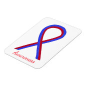 Ruban de sensibilisation rouge et bleu Magnets per (Côté Gauche)