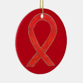 Ruban de sensibilisation Rouge - Ornements d'art p (Droite)