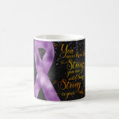 Ruban de sensibilisation violet Mug Design (Centre)