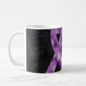 Ruban de sensibilisation violet Mug Design (Gauche)