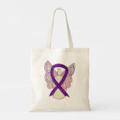 Ruban de sensibilisation violet Sac fourre-tout d' (Dos)
