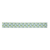 Ruban d'impression florale en satin (Devant)