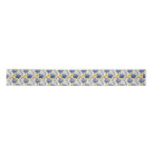 Ruban d'impression florale en satin (Devant)