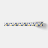 Ruban d'impression florale en satin (Devant)