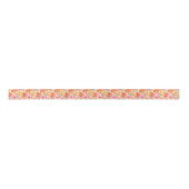 Ruban d'impression florale en satin (Devant)