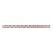 Ruban d'impression florale en satin (Devant)