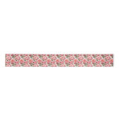 Ruban d'impression florale en satin (Devant)