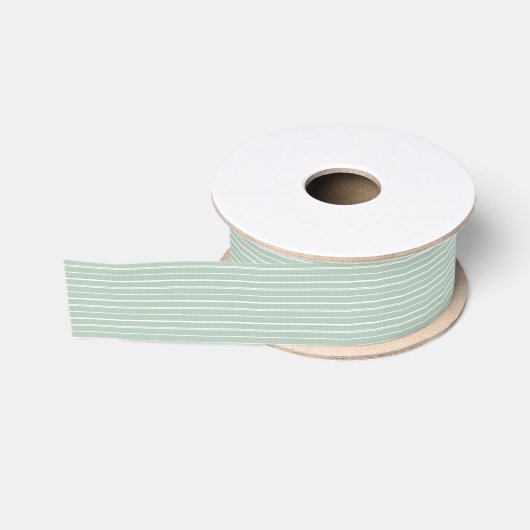 Ruban en pastel 1,5" de gros-grain de rayure de (Bobine)