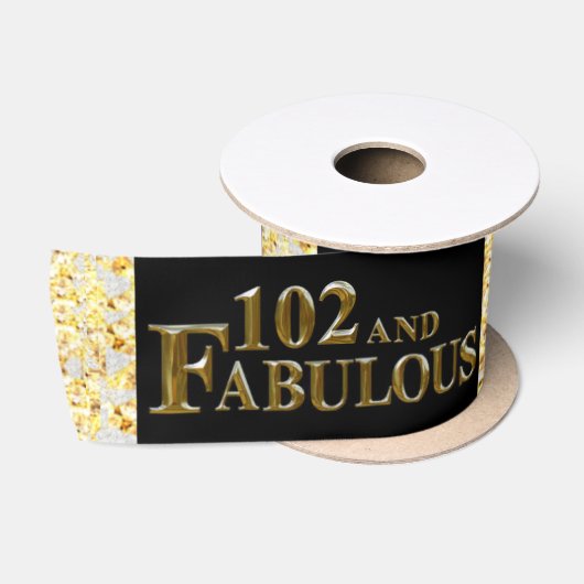Ruban En Satin 102e anniversaire (Bobine)