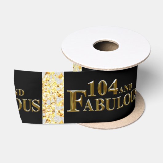 Ruban En Satin 104 Anniversaire (Bobine)