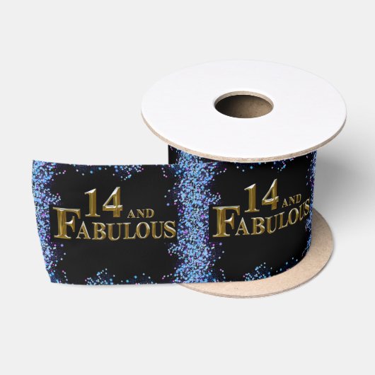 Ruban En Satin 14e anniversaire (Bobine)