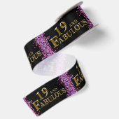 Ruban En Satin 19e anniversaire (Dos)