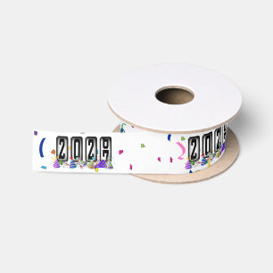Ruban En Satin 2027 Odomètre Bonne Année