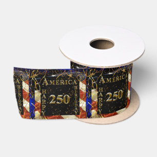 Ruban En Satin 250e anniversaire d'Amérique !