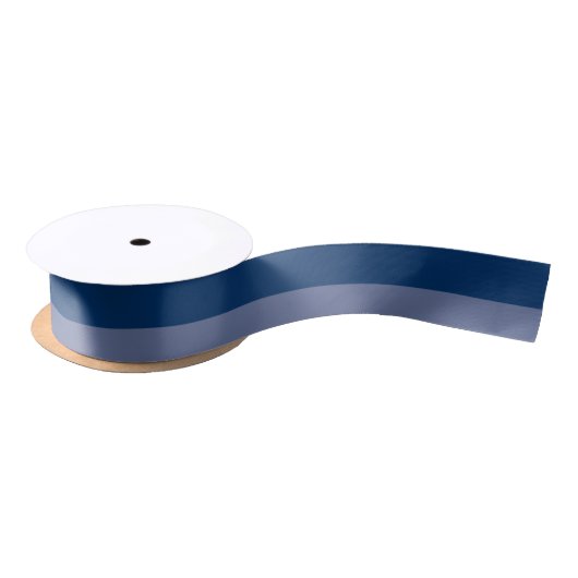 Ruban En Satin 2 bleus 1,5" au loin ruban de satin (Bobine)