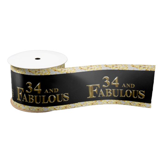 Ruban En Satin 34e anniversaire (Bobine)