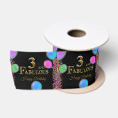 Ruban En Satin 3e anniversaire (Bobine)