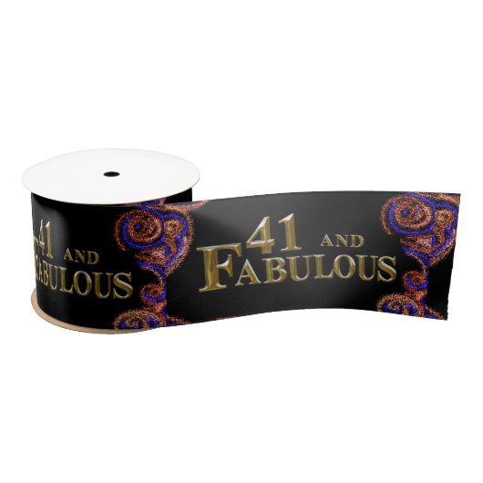 Ruban En Satin 41e anniversaire (Bobine)