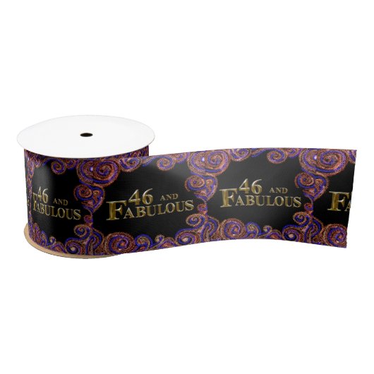 Ruban En Satin 46e anniversaire  (Bobine)