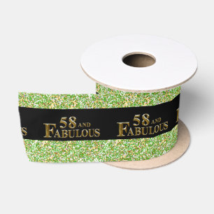Ruban En Satin 58e anniversaire
