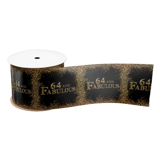 Ruban En Satin 64e anniversaire (Bobine)