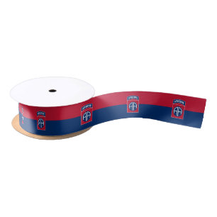 Ruban En Satin 82e division aérienne Flag Military Vétéran