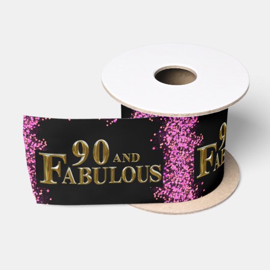 Ruban En Satin 90e anniversaire (Bobine)