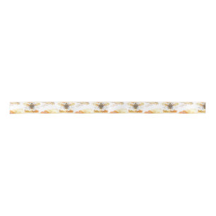 Ruban En Satin Abeille - Abeille heureuse