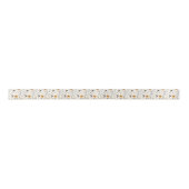 Ruban En Satin Abeilles Et Fleurs sauvages, (Devant)