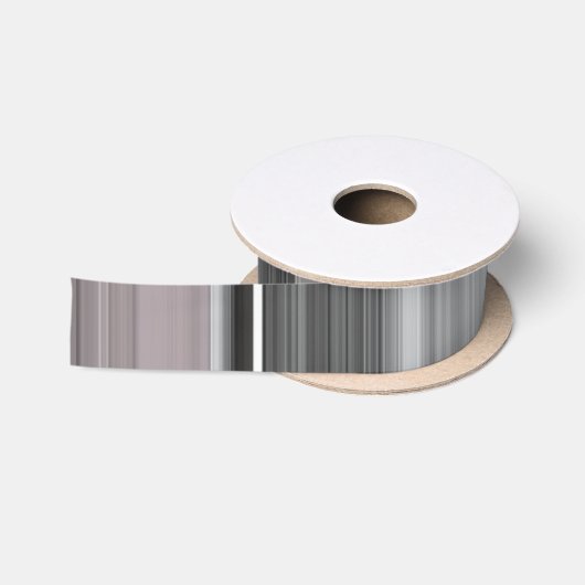 Ruban En Satin Abstract #1: Grey (Bobine)