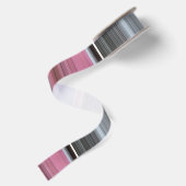 Ruban En Satin Abstract #1: Rose et grey (Dos)