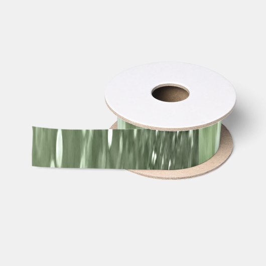 Ruban En Satin Abstract #3: Olive green blur (Bobine)