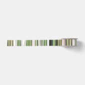 Ruban En Satin Abstrait n° 2 : Flou vert olive (Devant)
