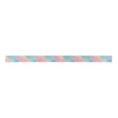 Ruban En Satin Abstrait Pastel Parties scintillant Motif sans cou (Devant)