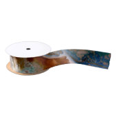 Ruban En Satin Abstrait plage de sable motif motif en mousse d'ea (Bobine)