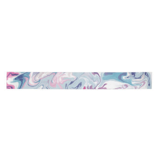 Ruban En Satin Acrylique liquide rose et bleu