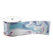 Ruban En Satin Acrylique liquide rose et bleu (Bobine)