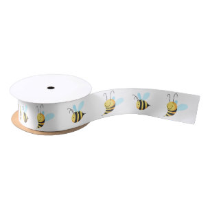 Ruban En Satin Adorable gaffez le motif d'abeille