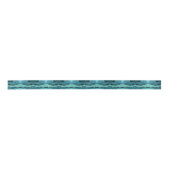 Ruban En Satin Agate Turquoise Blue Gold Parties scintillant Marb (Devant)