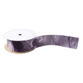 Ruban En Satin Agate violette cristallisée | Moody Marbled Stone (Bobine)