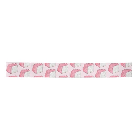 Ruban En Satin Aliments Angel rose Éponge Gâteau Tranches Cuisson (Devant)