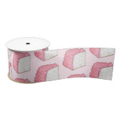 Ruban En Satin Aliments Angel rose Éponge Gâteau Tranches Cuisson (Bobine)