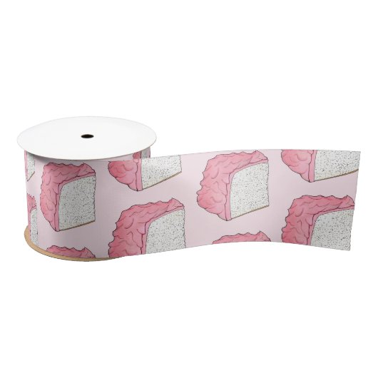 Ruban En Satin Aliments Angel rose Éponge Gâteau Tranches Cuisson (Bobine)